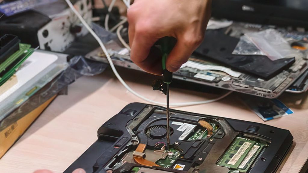 Desktop computer repair after a failed power supply in Branford