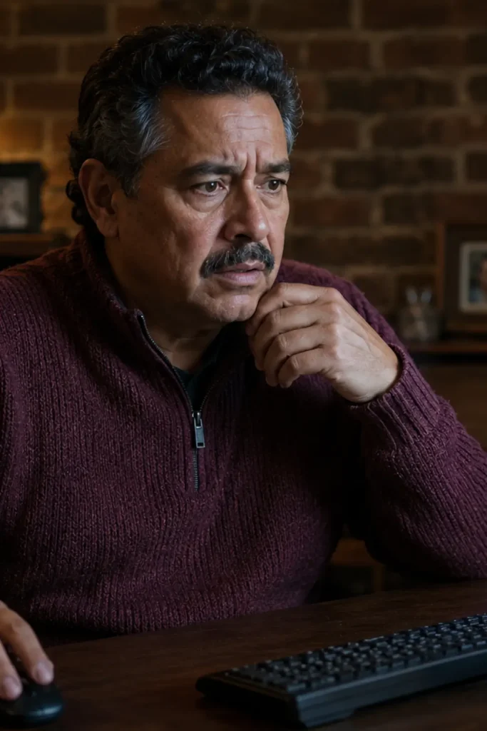 Charles concerned by fake antivirus warnings displayed on his computer