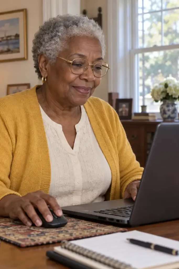 Evelyn using AOL Desktop Gold after its saved Facebook login information was repaired